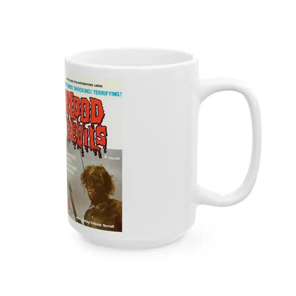 BLOOD DEVILS (VHS COVER) - White Coffee Mug - Go Mug Yourself