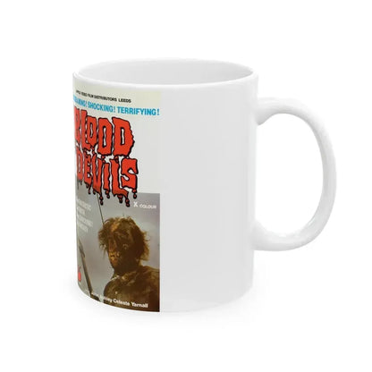 BLOOD DEVILS (VHS COVER) - White Coffee Mug - Go Mug Yourself