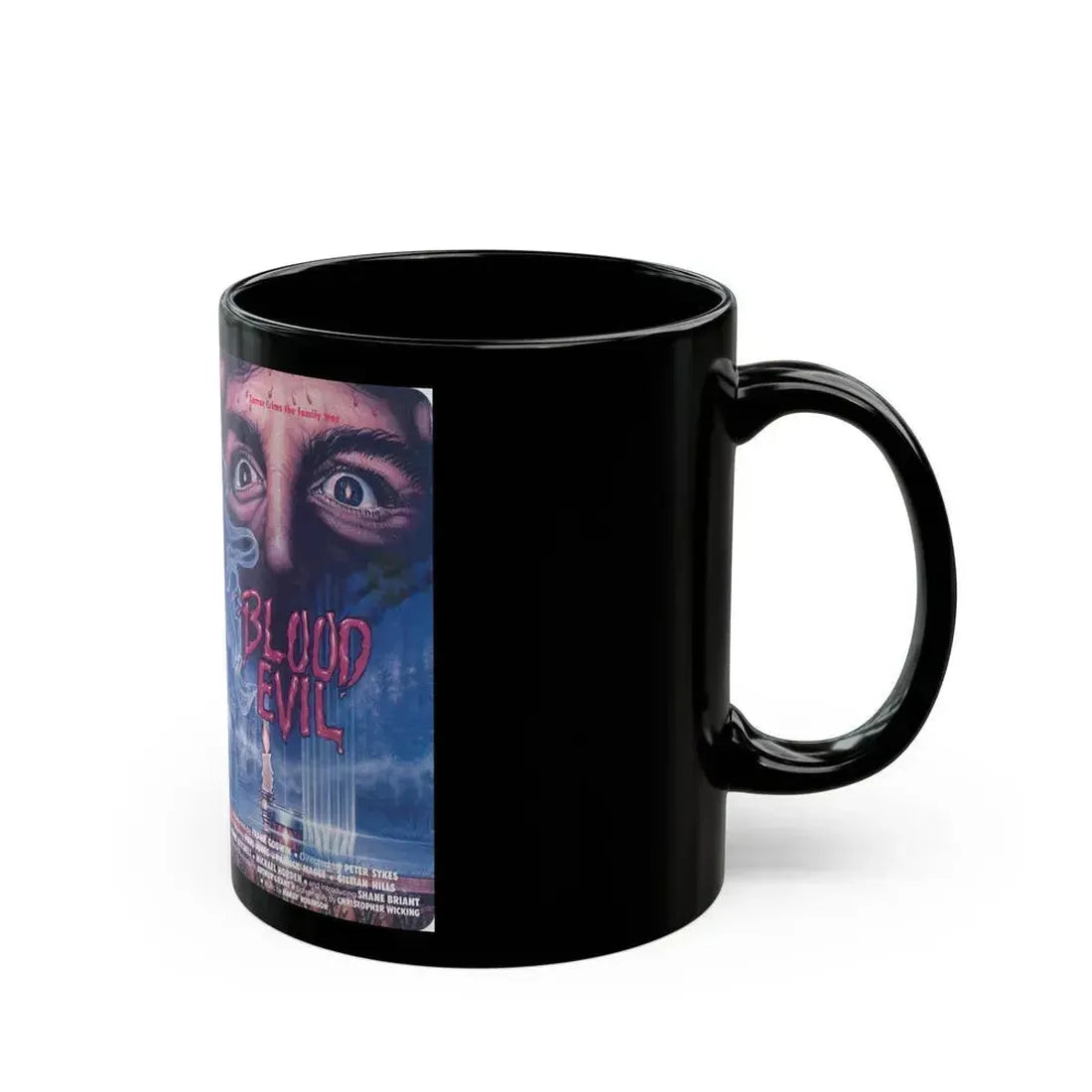 BLOOD EVIL (VHS COVER) - Black Coffee Mug - Go Mug Yourself
