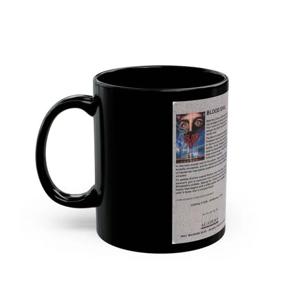 BLOOD EVIL (VHS COVER) - Black Coffee Mug-Go Mug Yourself