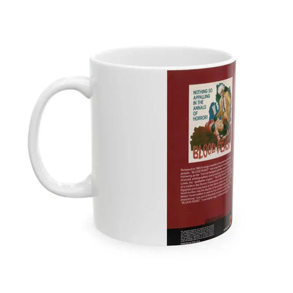 BLOOD FEAST (VHS COVER) - White Coffee Mug - Go Mug Yourself