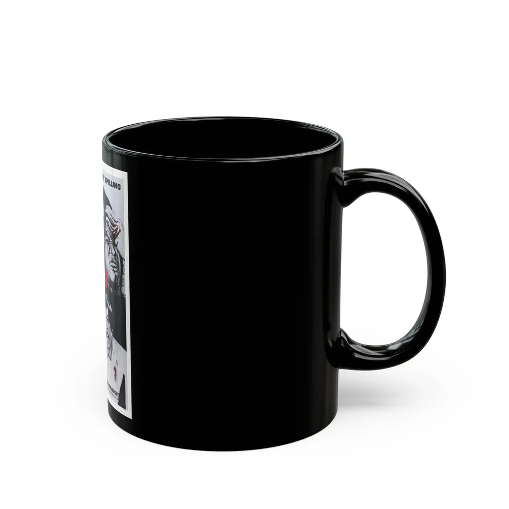 BLOOD FINGERS 1972 Movie Poster - Black Coffee Mug-Go Mug Yourself