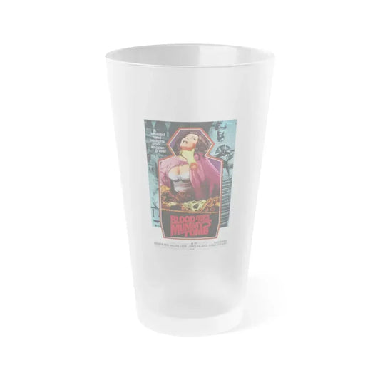 BLOOD FROM THE MUMMY'S TOMB 1971 Movie Poster - Frosted Pint Glass 16oz 16oz Frosted - Go Mug Yourself
