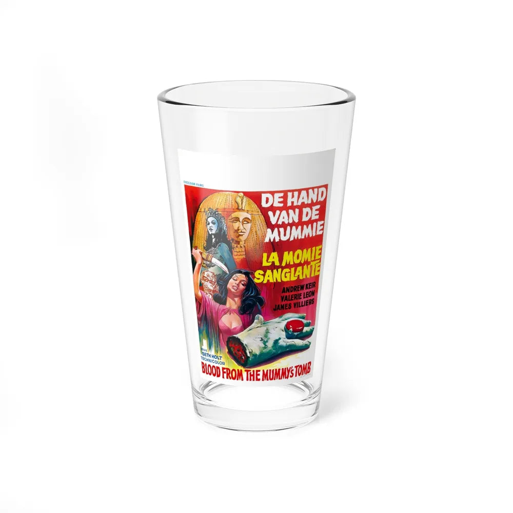 BLOOD FROM THE MUMMY'S TOMB (BELGIAN) 1971 Movie Poster - Pint Glass 16oz-16oz-Go Mug Yourself