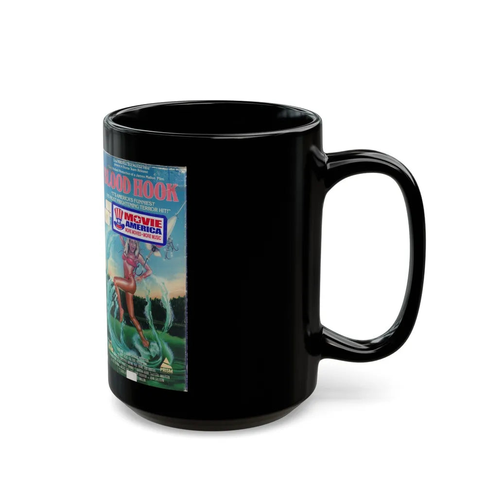 BLOOD HOOK (VHS COVER) - Black Coffee Mug-Go Mug Yourself