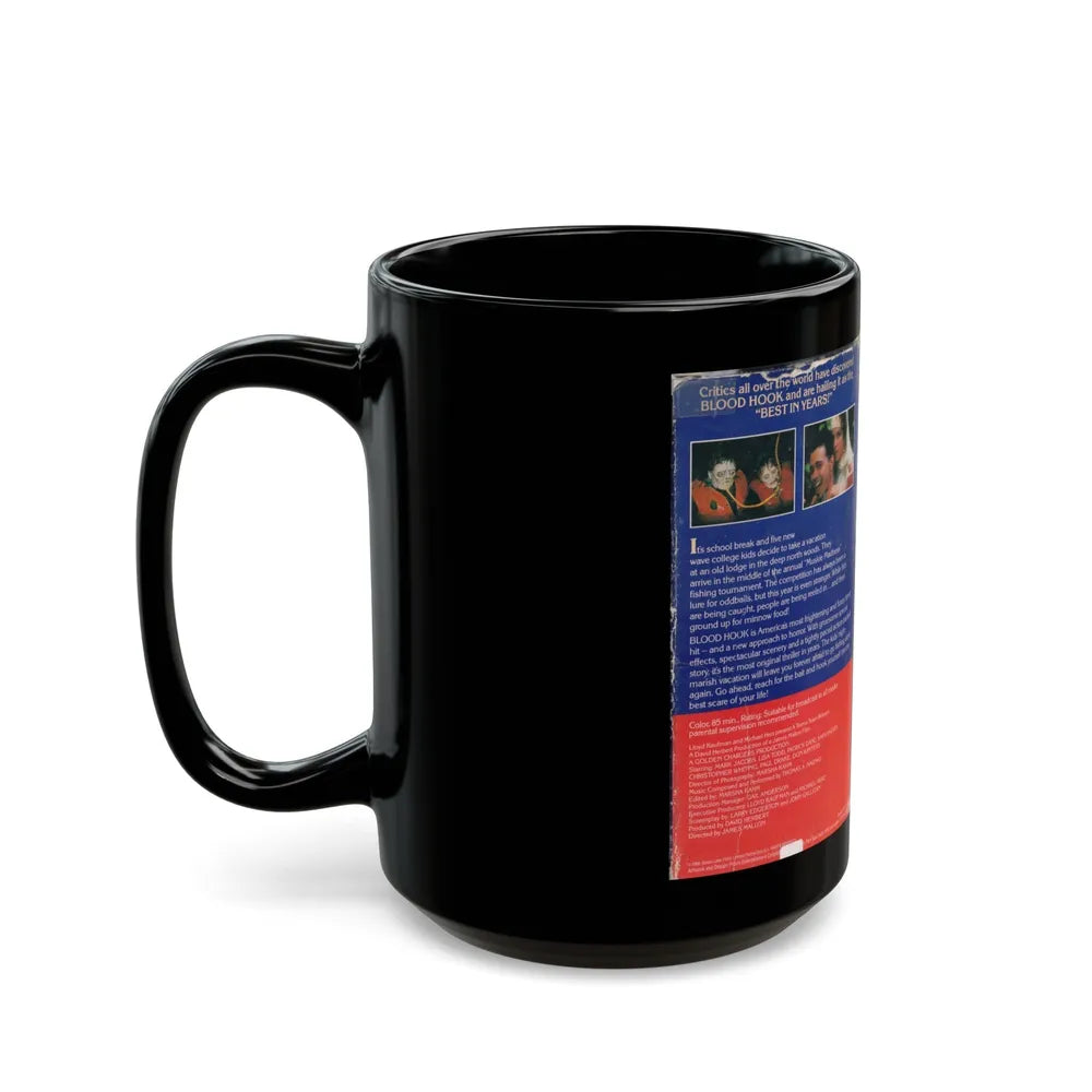 BLOOD HOOK (VHS COVER) - Black Coffee Mug-Go Mug Yourself