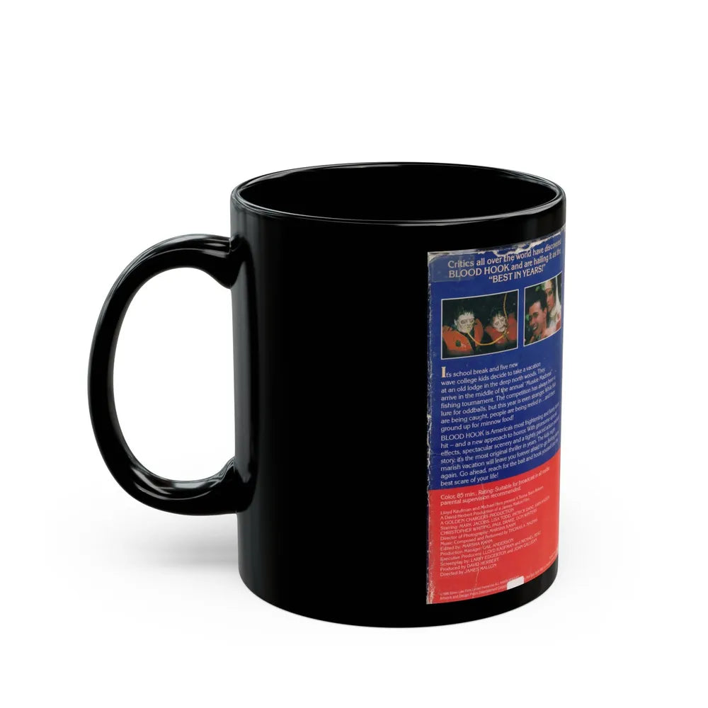 BLOOD HOOK (VHS COVER) - Black Coffee Mug-Go Mug Yourself