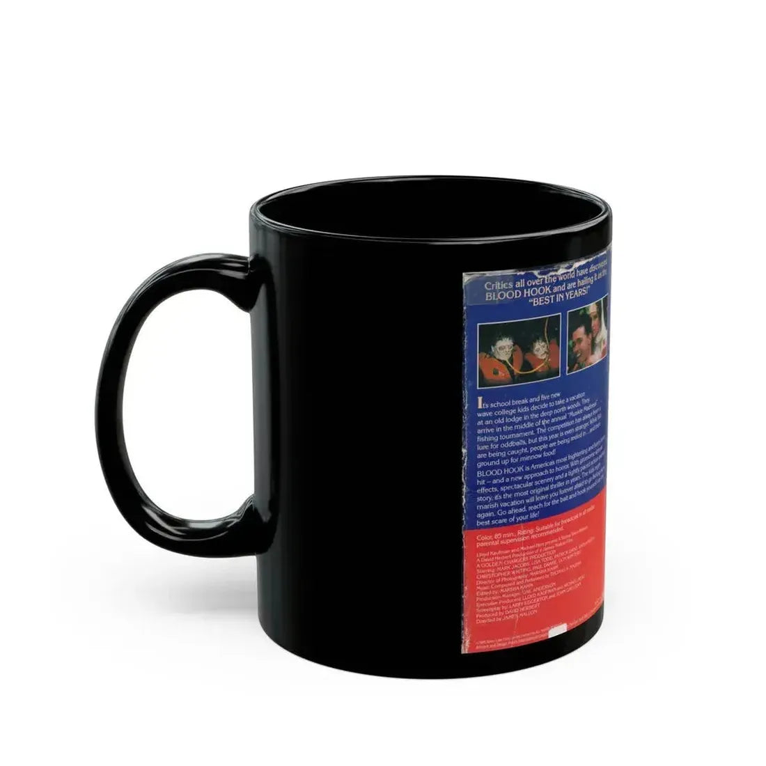 BLOOD HOOK (VHS COVER) - Black Coffee Mug - Go Mug Yourself