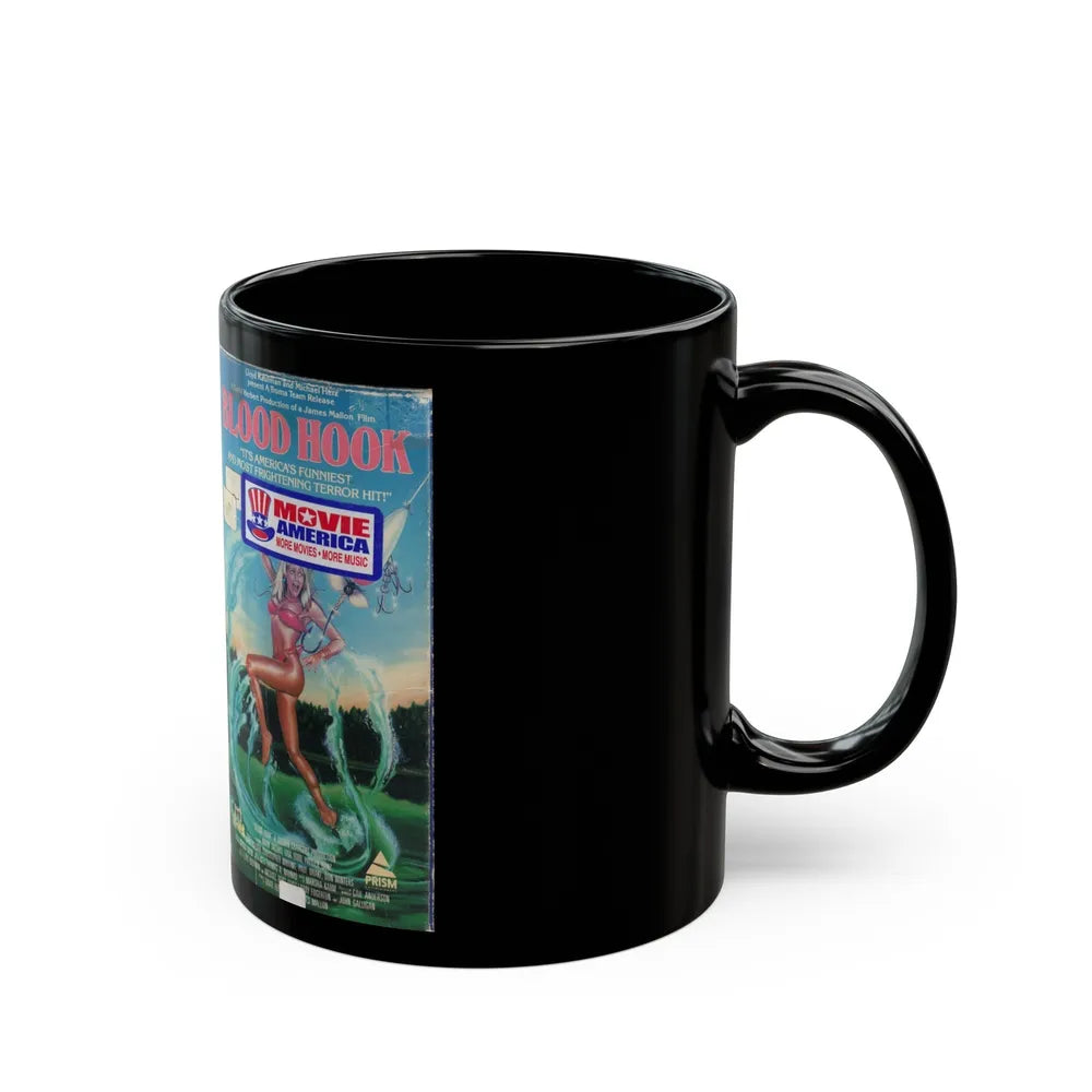 BLOOD HOOK (VHS COVER) - Black Coffee Mug-Go Mug Yourself