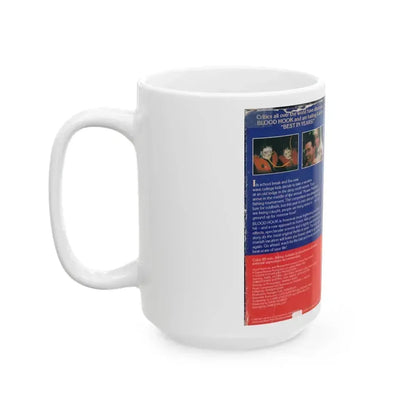 BLOOD HOOK (VHS COVER) - White Coffee Mug - Go Mug Yourself