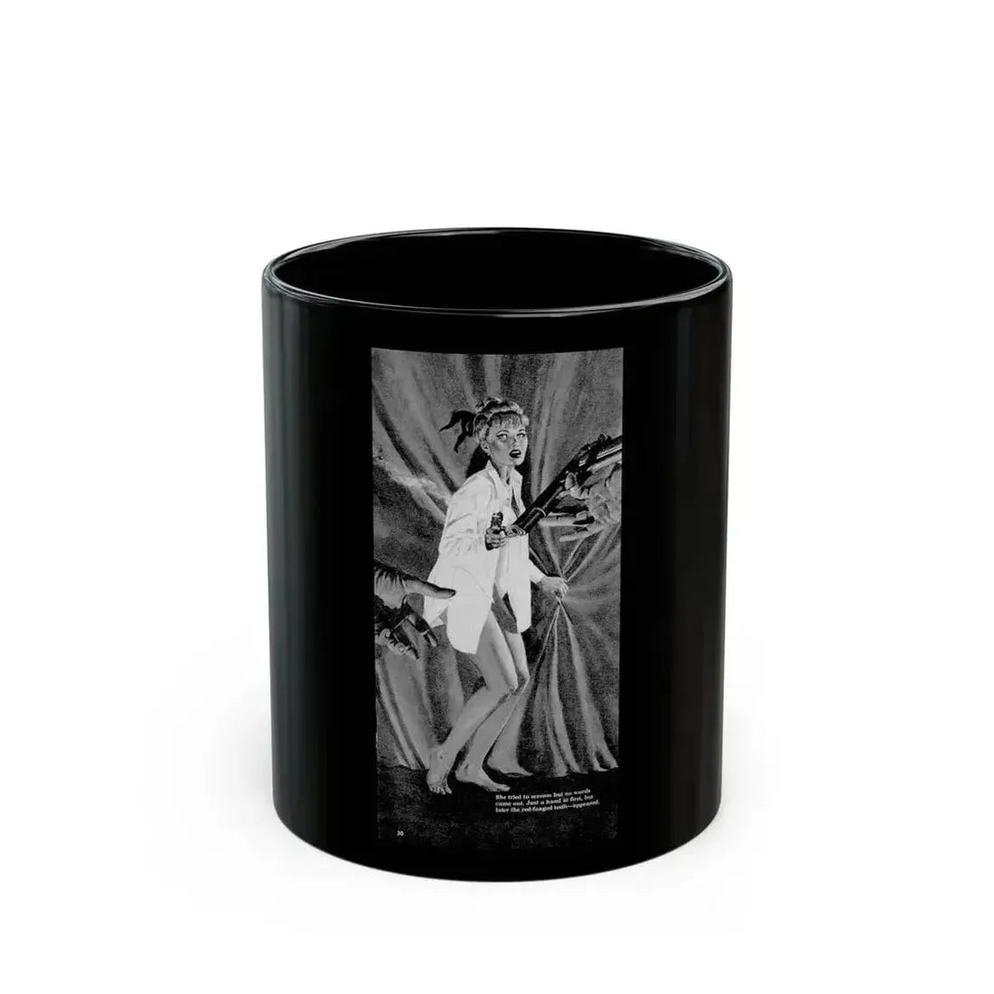 Blood Killer of Berlin, Man's Life, August 1970 - Black Coffee Mug 11oz - Go Mug Yourself