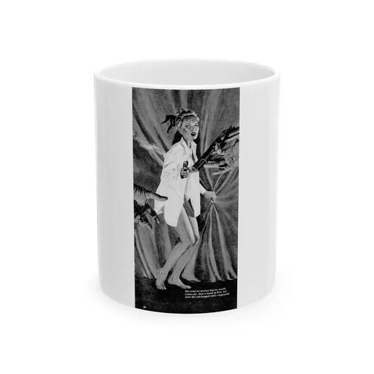 Blood Killer of Berlin, Man's Life, August 1970 - White Coffee Mug 11oz - Go Mug Yourself