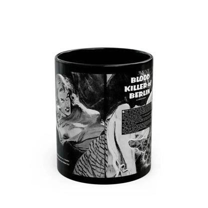 Blood Killer of Berlin, Man's Life, August 1970_1 - Black Coffee Mug 11oz - Go Mug Yourself
