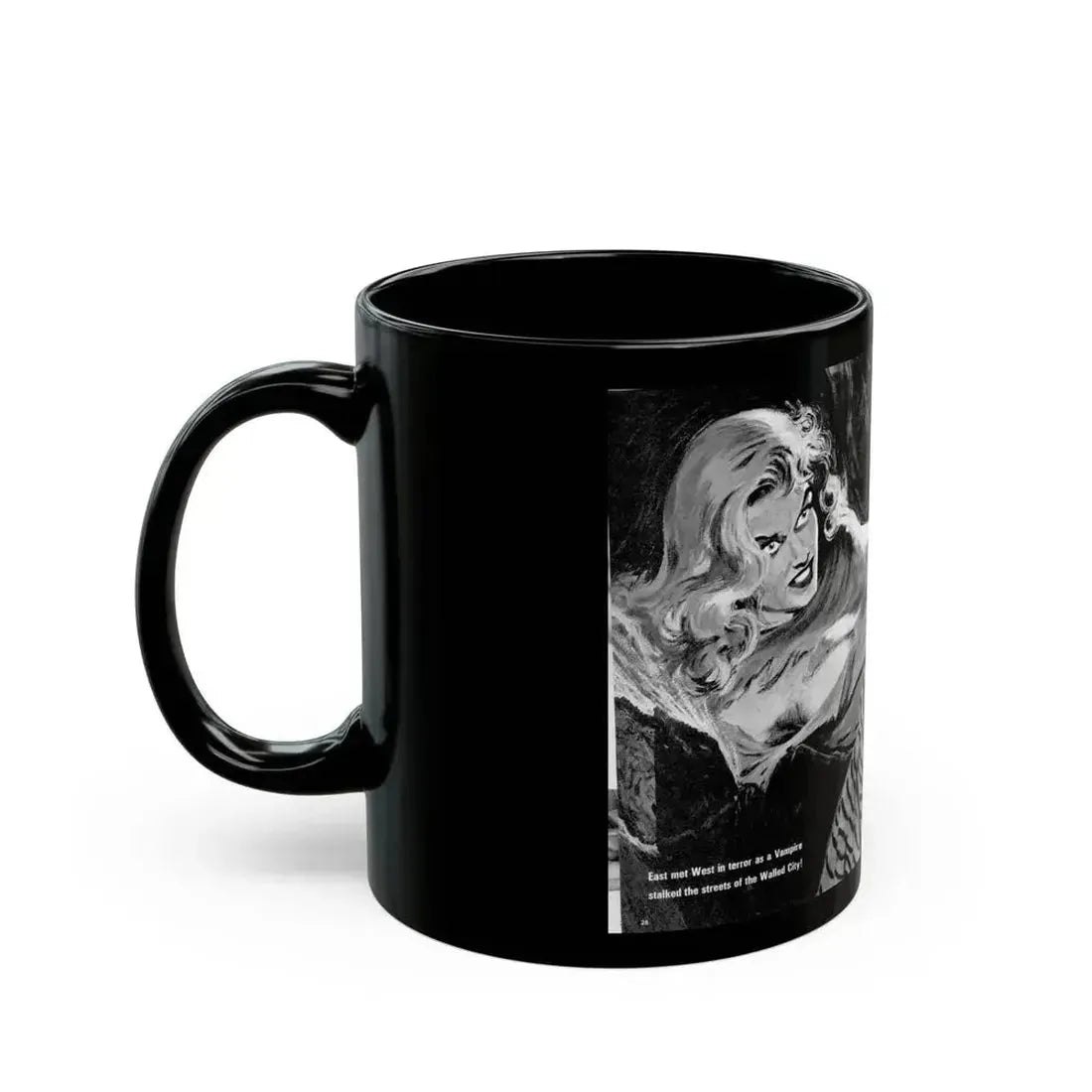 Blood Killer of Berlin, Man's Life, August 1970_1 - Black Coffee Mug - Go Mug Yourself