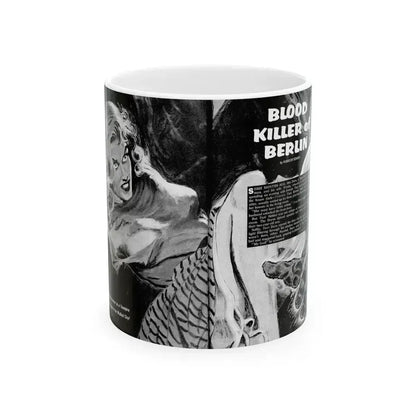 Blood Killer of Berlin, Man's Life, August 1970_1 - White Coffee Mug 11oz - Go Mug Yourself