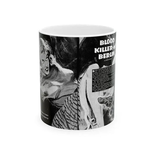Blood Killer of Berlin, Man's Life, August 1970_1 - White Coffee Mug 11oz - Go Mug Yourself