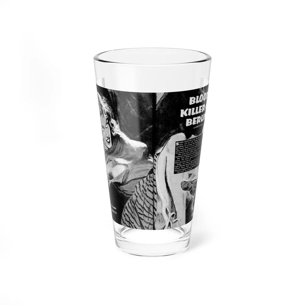 Blood Killer of Berlin, Man's Life, August 1970_1 (Magazine Illustration) Pint Glass 16oz-16oz-Go Mug Yourself