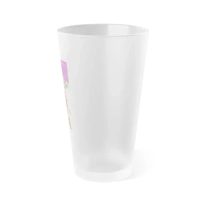 BLOOD MANIA 1970 Movie Poster - Frosted Pint Glass 16oz - Go Mug Yourself