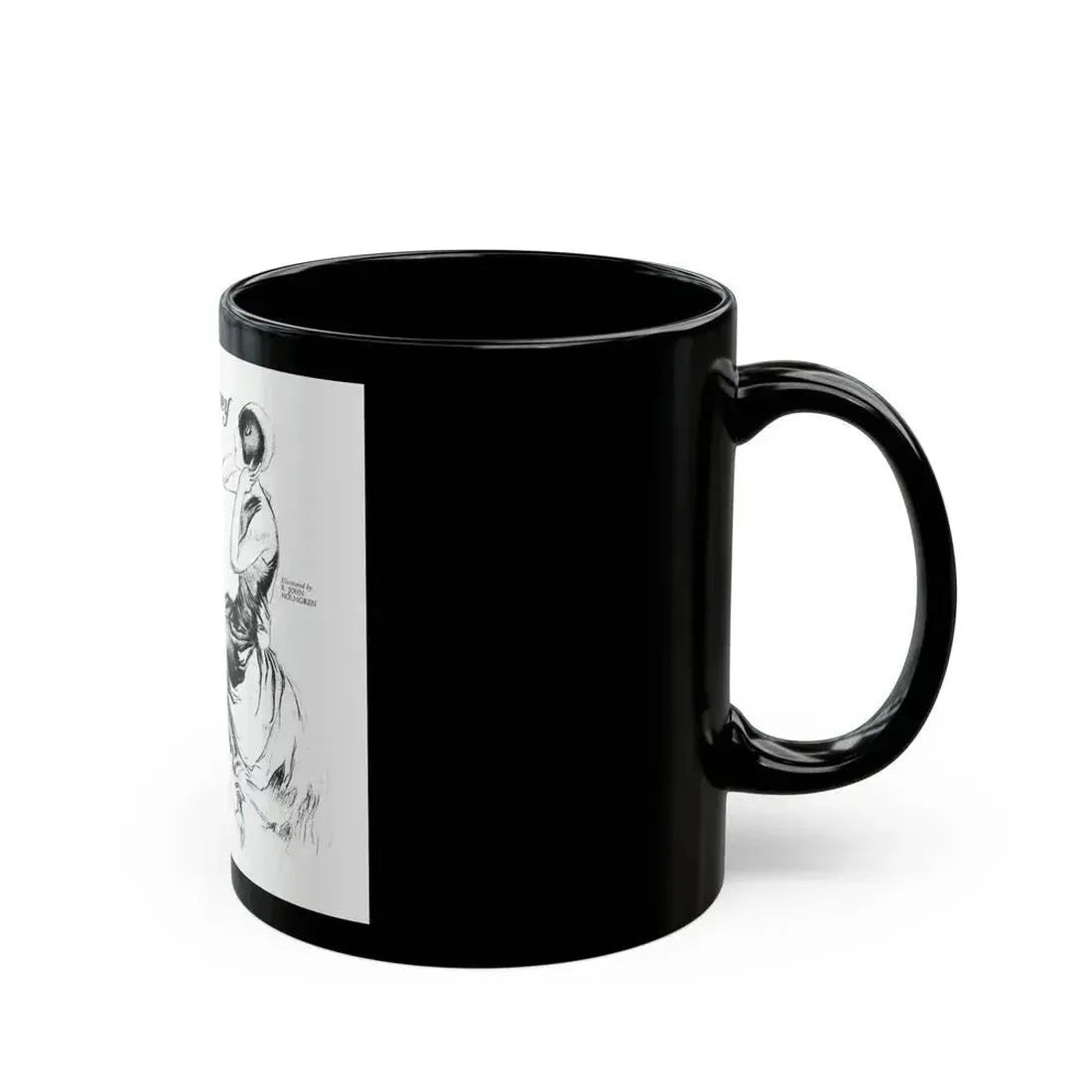 Blood Money (1), Collier's, March 10, 1928 - Black Coffee Mug - Go Mug Yourself