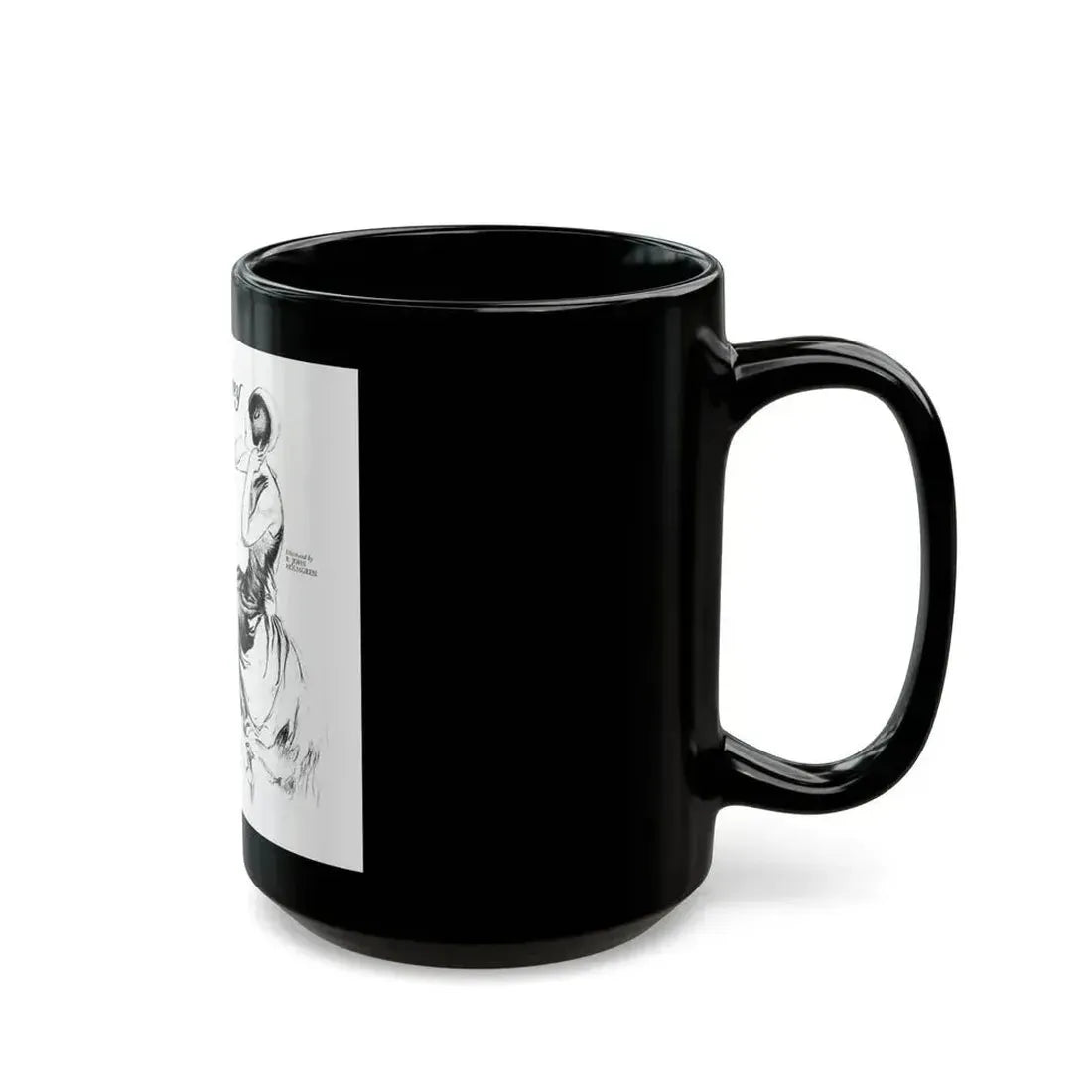 Blood Money (1), Collier's, March 10, 1928 - Black Coffee Mug - Go Mug Yourself