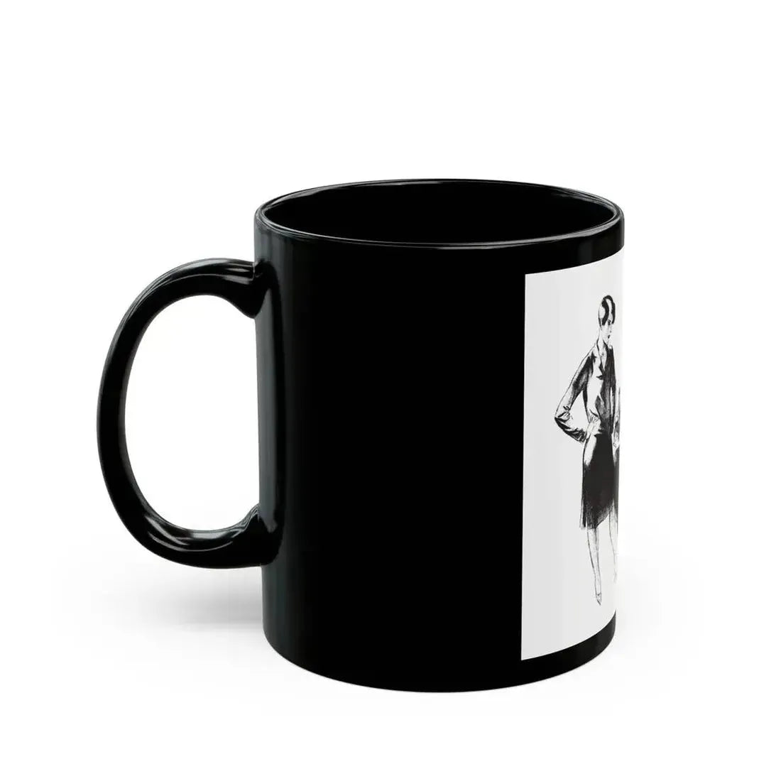 Blood Money (2), Collier's, March 10, 1928 - Black Coffee Mug - Go Mug Yourself