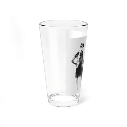 Blood Money (2), Collier's, March 10, 1928 (Magazine Illustration) Pint Glass 16oz - Go Mug Yourself