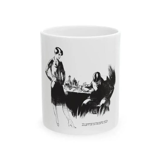 Blood Money (2), Collier's, March 10, 1928 - White Coffee Mug 11oz - Go Mug Yourself