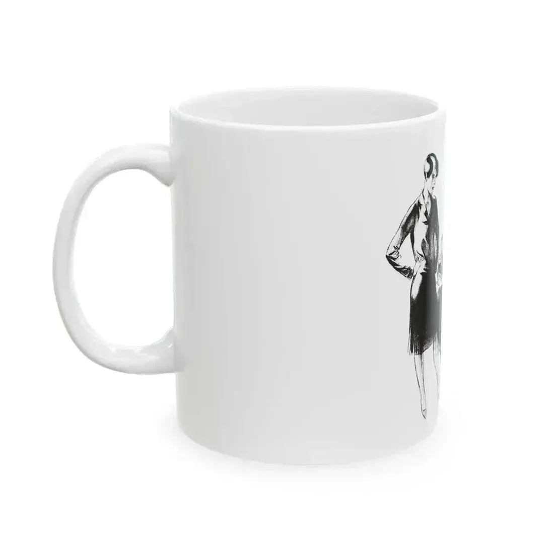 Blood Money (2), Collier's, March 10, 1928 - White Coffee Mug - Go Mug Yourself