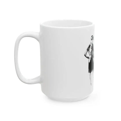Blood Money (2), Collier's, March 10, 1928 - White Coffee Mug - Go Mug Yourself