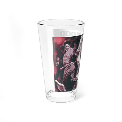 Blood Money, Adam magazine, July 1973 (Magazine Illustration) Pint Glass 16oz-Go Mug Yourself