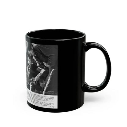 Blood-Money Heist, For Men Only, July 1969 - Black Coffee Mug - Go Mug Yourself