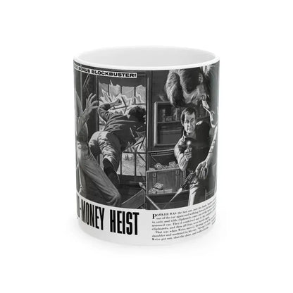 Blood-Money Heist, For Men Only, July 1969 - White Coffee Mug 11oz - Go Mug Yourself