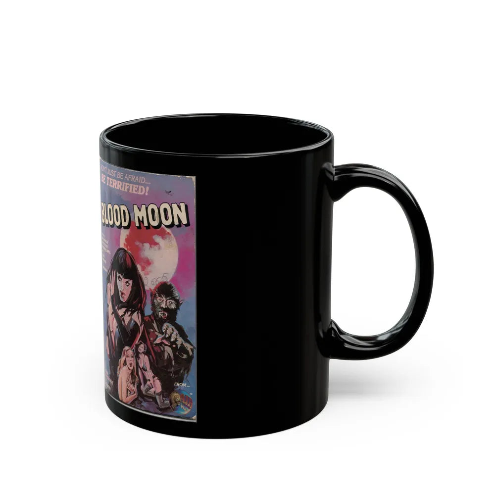 BLOOD MOON (VHS COVER) - Black Coffee Mug-Go Mug Yourself