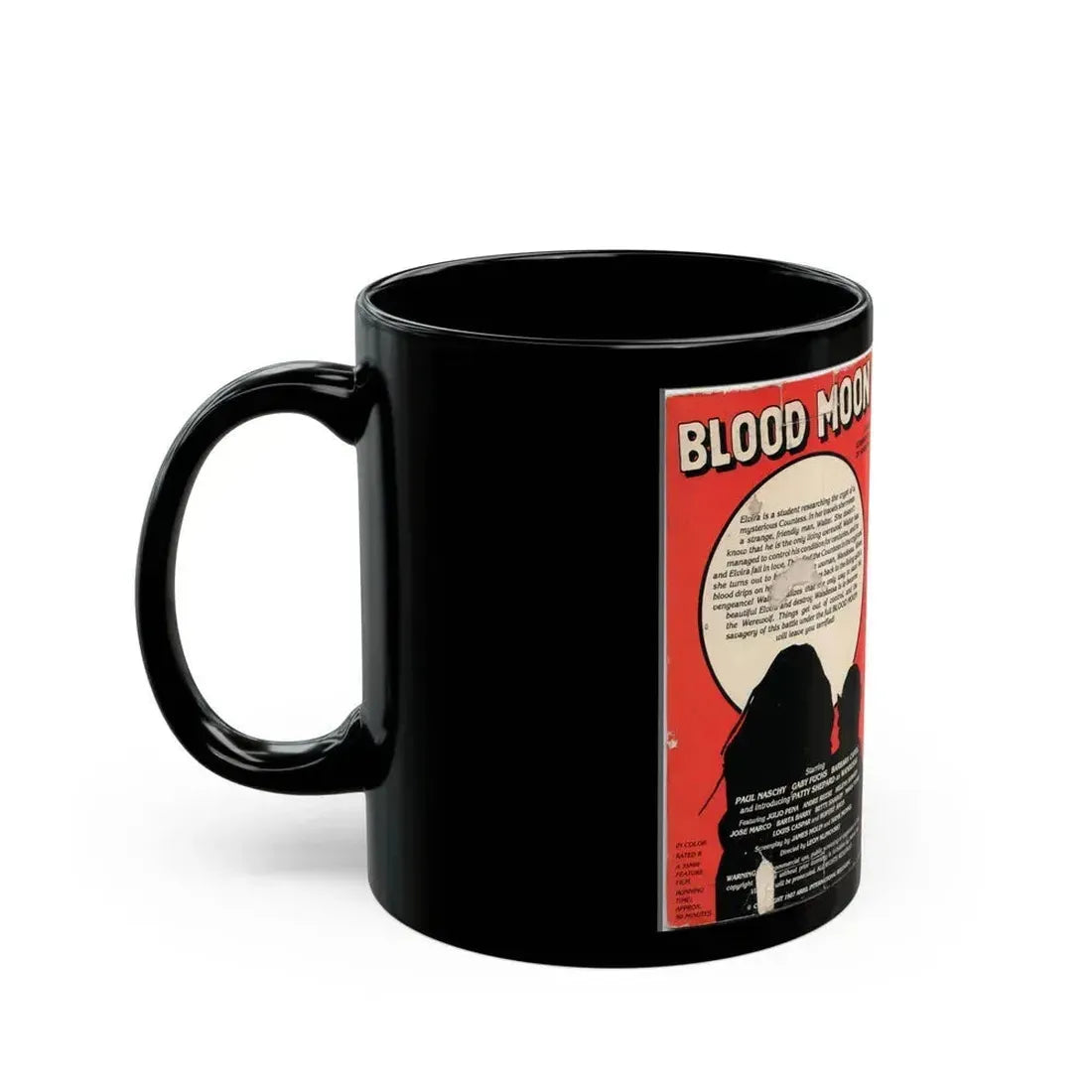 BLOOD MOON (VHS COVER) - Black Coffee Mug - Go Mug Yourself