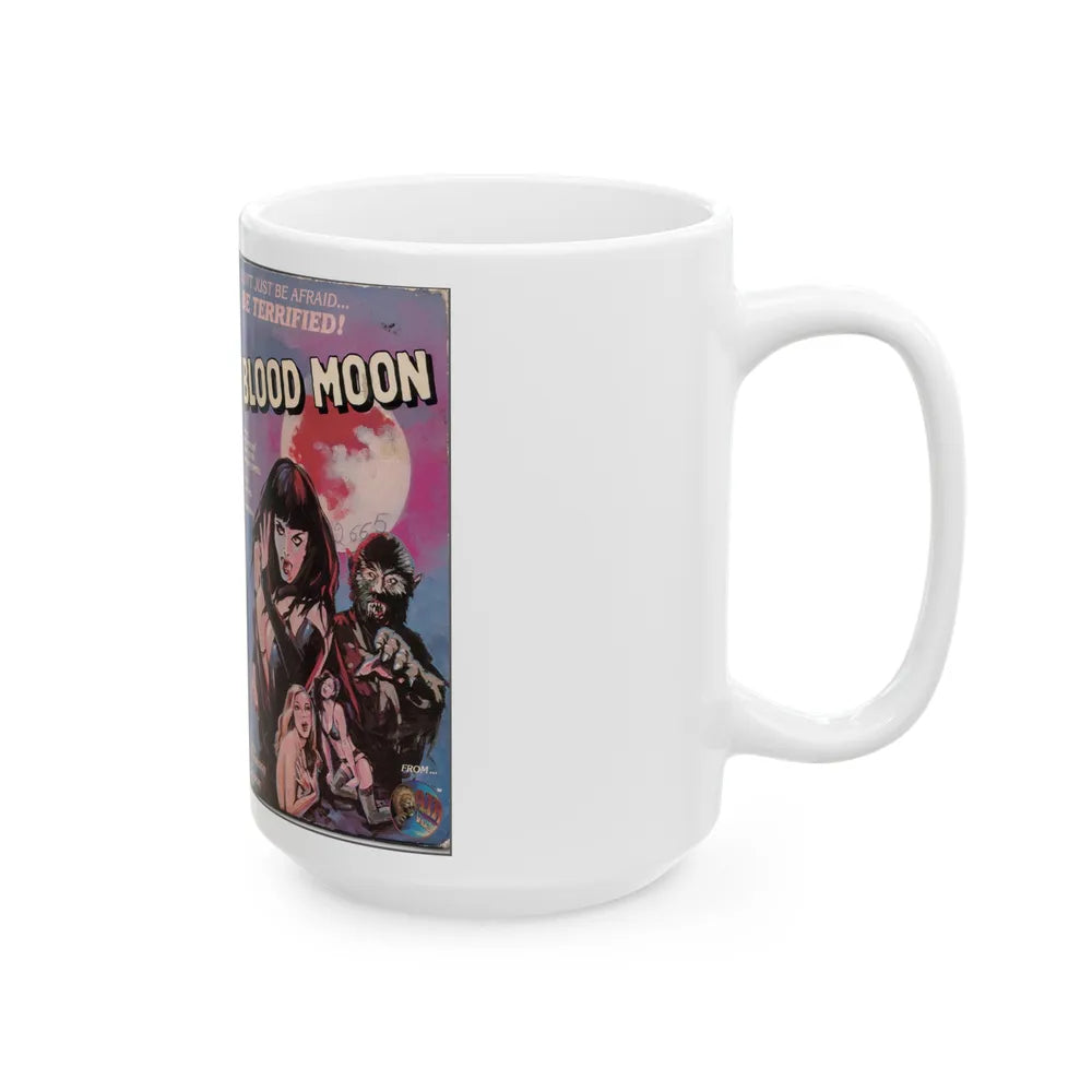 BLOOD MOON (VHS COVER) - White Coffee Mug-Go Mug Yourself