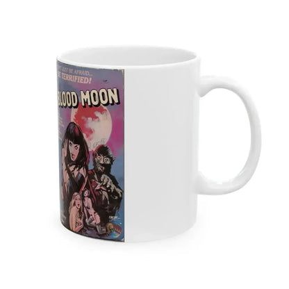 BLOOD MOON (VHS COVER) - White Coffee Mug - Go Mug Yourself