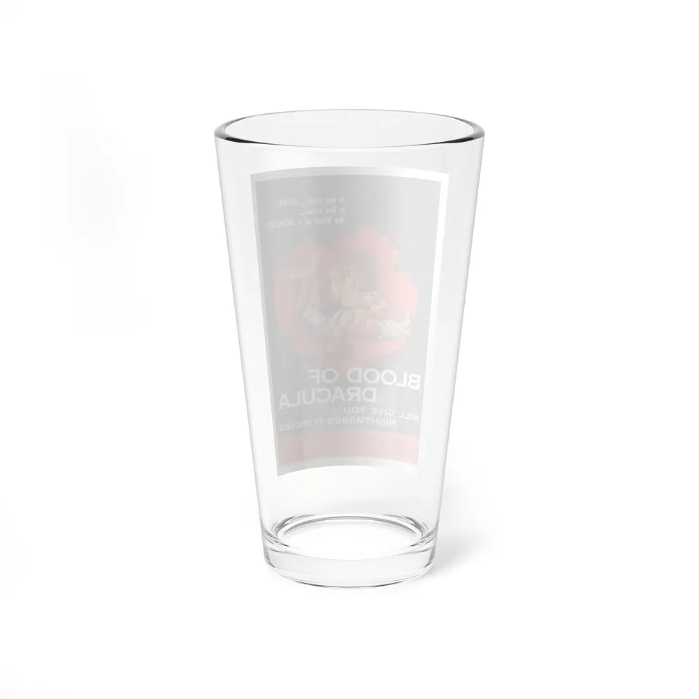 BLOOD OF DRACULA 1957 Movie Poster - Pint Glass 16oz-Go Mug Yourself