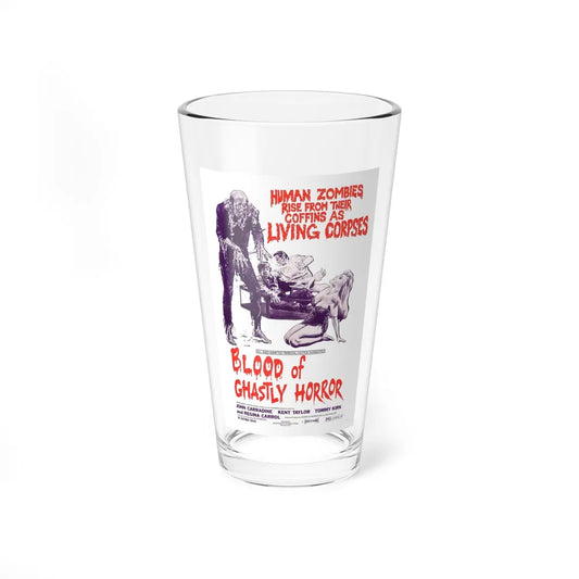 BLOOD OF GHASTLY HORROR 1971 Movie Poster - Pint Glass 16oz-16oz-Go Mug Yourself