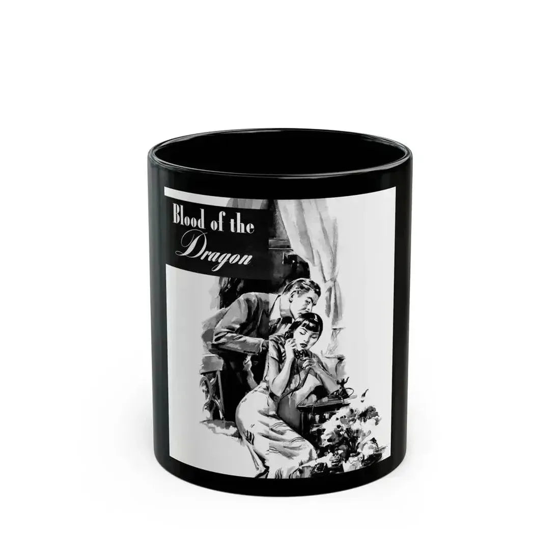 Blood of the Dragon, Liberty magazine, December 13, 1941 - Black Coffee Mug 11oz - Go Mug Yourself