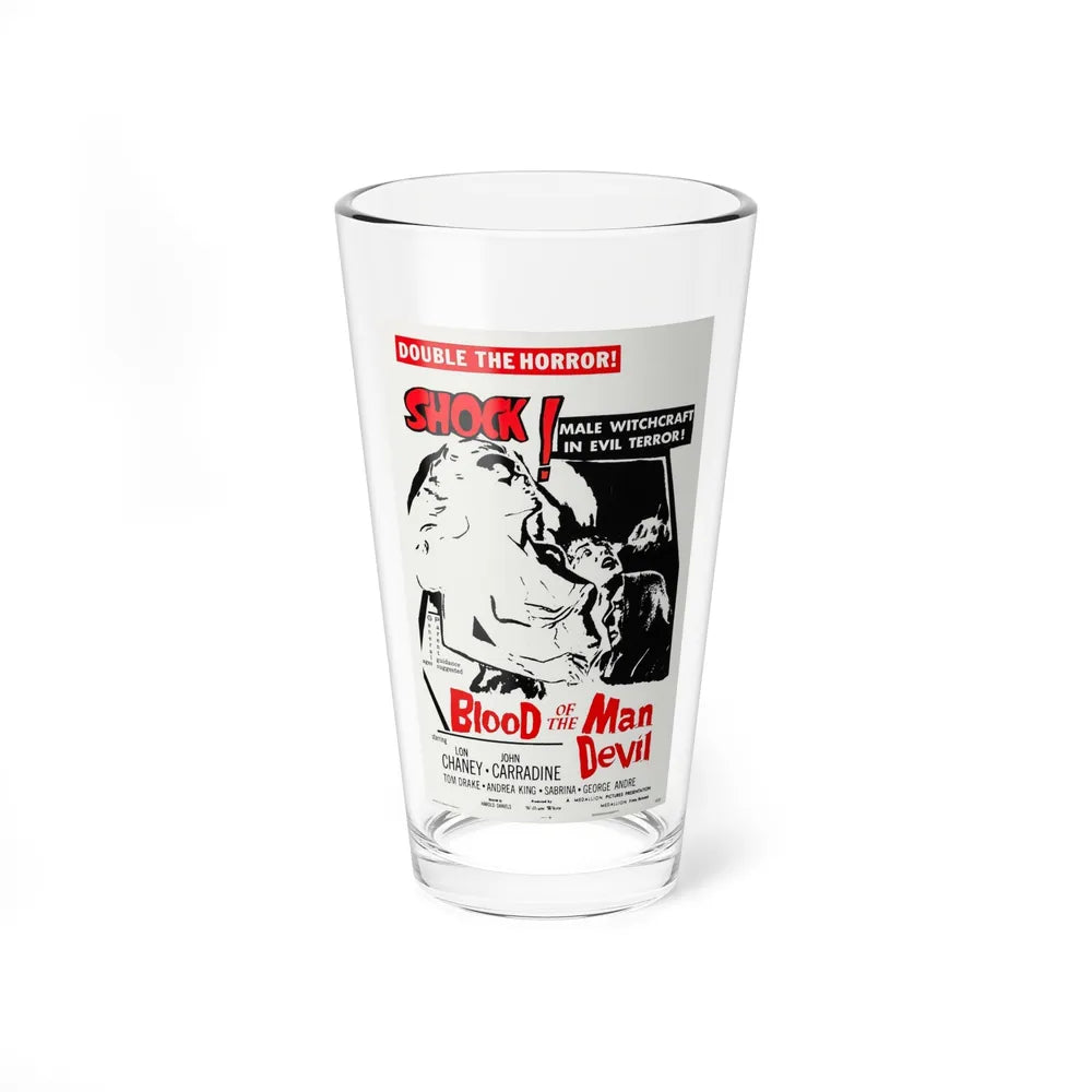 BLOOD OF THE MAN DEVIL (HOUSE OF THE BLACK DEATH) 1965 Movie Poster - Pint Glass 16oz-16oz-Go Mug Yourself