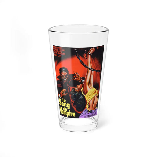 BLOOD OF THE VAMPIRE (FRENCH) 1958 Movie Poster - Pint Glass 16oz-16oz-Go Mug Yourself