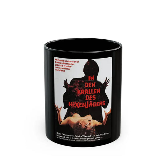 BLOOD ON SATAN'S CLAW (GERMANY) 1971 Movie Poster - Black Coffee Mug 11oz - Go Mug Yourself