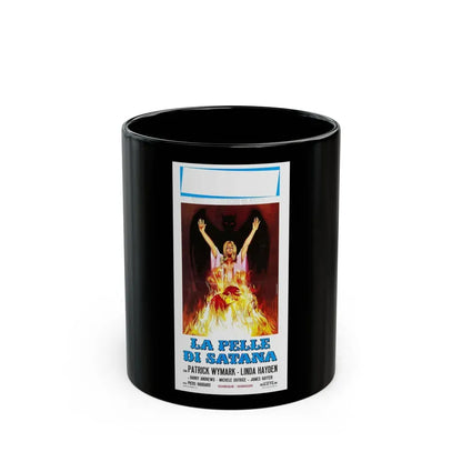 BLOOD ON SATAN'S CLAW (ITALIAN) 1971 Movie Poster - Black Coffee Mug 11oz - Go Mug Yourself