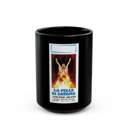 BLOOD ON SATAN'S CLAW (ITALIAN) 1971 Movie Poster - Black Coffee Mug 15oz - Go Mug Yourself