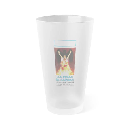 BLOOD ON SATAN'S CLAW (ITALIAN) 1971 Movie Poster - Frosted Pint Glass 16oz 16oz Frosted - Go Mug Yourself