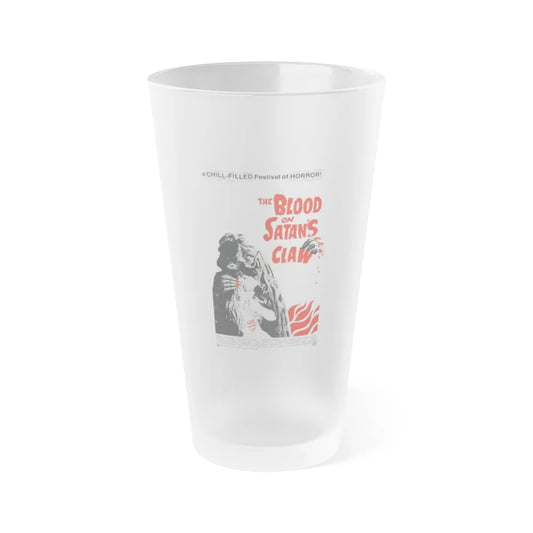 BLOOD ON SATAN'S CLAW 1971 Movie Poster - Frosted Pint Glass 16oz-16oz-Frosted-Go Mug Yourself