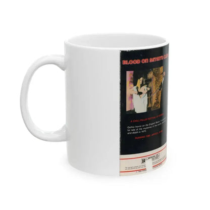 BLOOD ON SATANS CLAW (VHS COVER) - White Coffee Mug - Go Mug Yourself