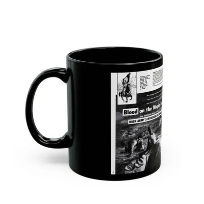 Blood on the Maple Leaf, Man's Adventure, December 1958 - Black Coffee Mug - Go Mug Yourself