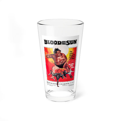 BLOOD ON THE SUN 1945 Movie Poster - Pint Glass 16oz-16oz-Go Mug Yourself