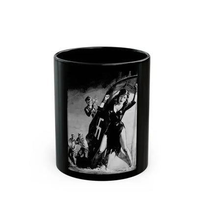Blood Orgy For The Swastika, Man's True Danger, July 1967 - Black Coffee Mug 11oz - Go Mug Yourself